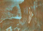 Ted Jones - Linda #24 (Female Nude on Cliff Face)