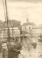 A. P. - Ship at Harbor
