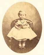Louis Roger du Val (Comte du Manoir) - Portrait of a Young Child, Possibly Comte Roger's Daughter or Son