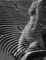 Ludwig Windstosser - Female Nude Superimposed on Coliseum, Italy