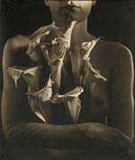 DavidJohn Lotto - Embracing the Wounds (Female Nude with Lilies)