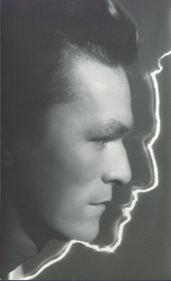 Angus McBean - Portrait of David Ball with Silhouette Angus McBean - Portrait of David Ball with Silhouette