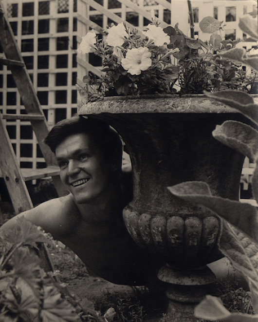 Angus McBean - Portrait of Man and Potplant Angus McBean - Portrait of Man and Potplant