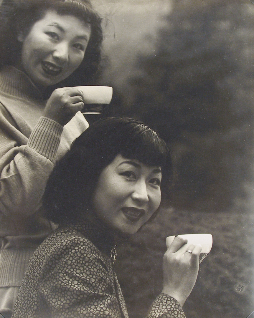 Koichi Sato - Untitled (two women with tea cups) Koichi Sato - Untitled (two women with tea cups)