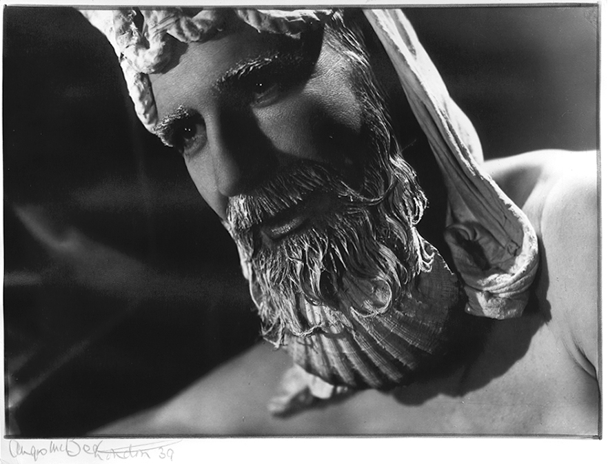 Angus McBean - Christmas Card 1939 - Self Portrait as Neptun: Close-Up Angus McBean - Christmas Card 1939 - Self Portrait as Neptun: Close-Up