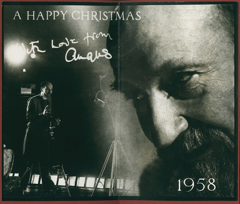 Angus McBean - Christmas Card 1958 - Double Self Portrait with Camera Angus McBean - Christmas Card 1958 - Double Self Portrait with Camera