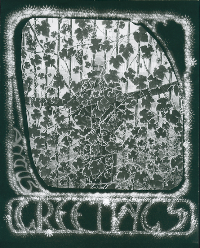 Angus McBean - Unused Christmas Card - Self Portrait: Angus McBean - Unused Christmas Card - Self Portrait: