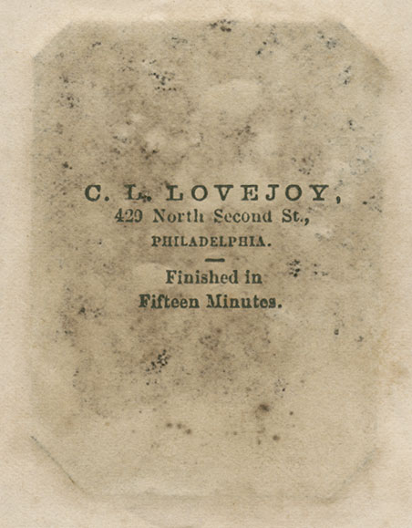 C.L. Lovejoy - Beautifully Hand-Colored Tintype of a Painting