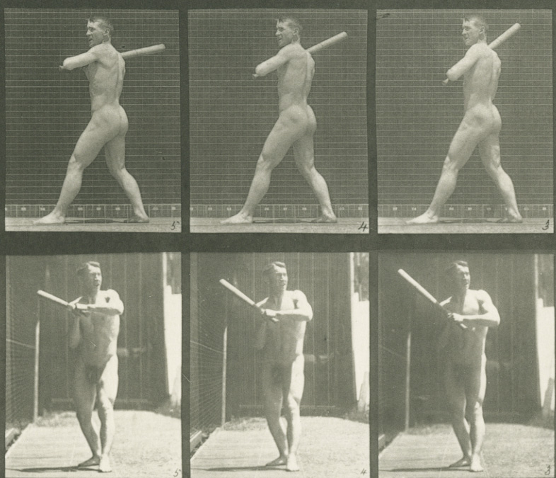 Eadweard Muybridge - Animal Locomotion, Plate 274
(Man Swinging a Bat)