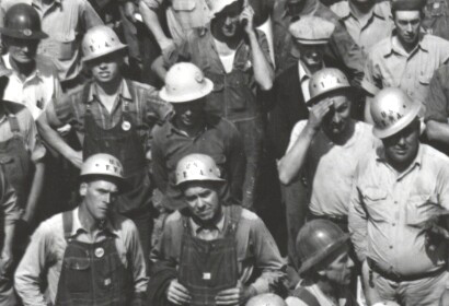 Arthur Rothstein - T.V.A. Workers, Fort Loudon Dam, Tennessee