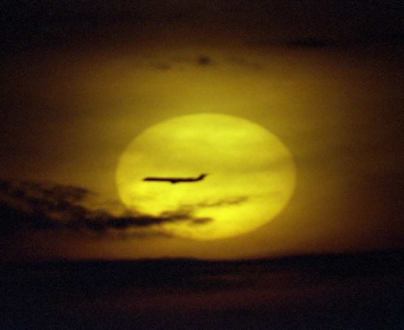 Charles Schwartz - Camera Obscura - Sun and Airplane