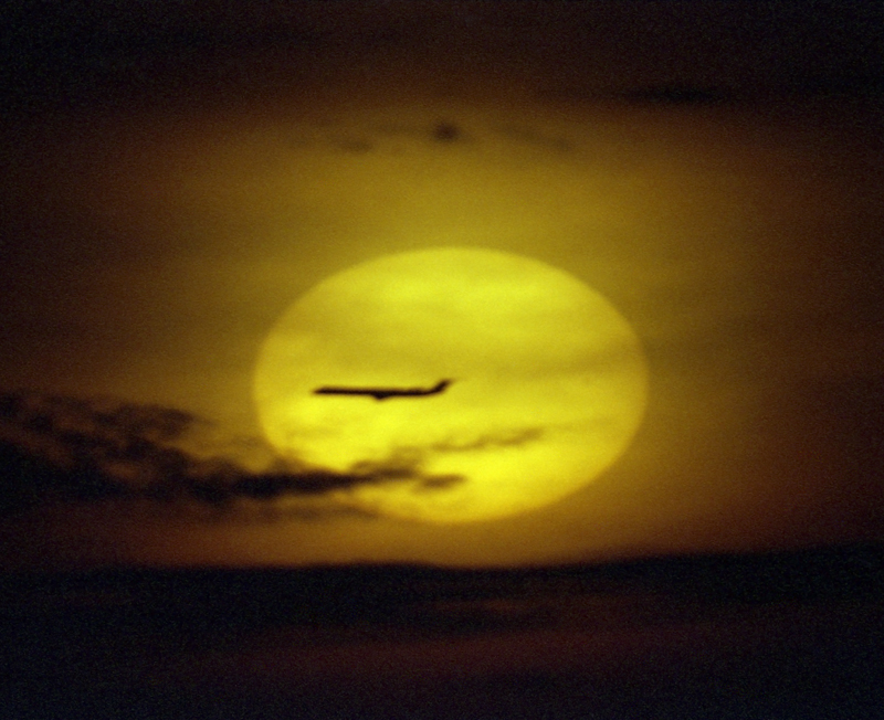 Charles Schwartz - Camera Obscura - Sun and Airplane Charles Schwartz - Camera Obscura - Sun and Airplane