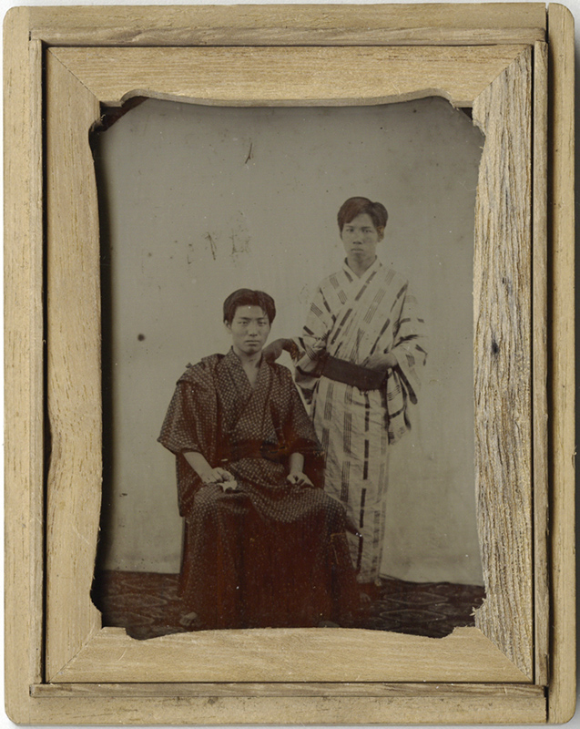 3 Portraits: Japanese Boys Wearing Kimono