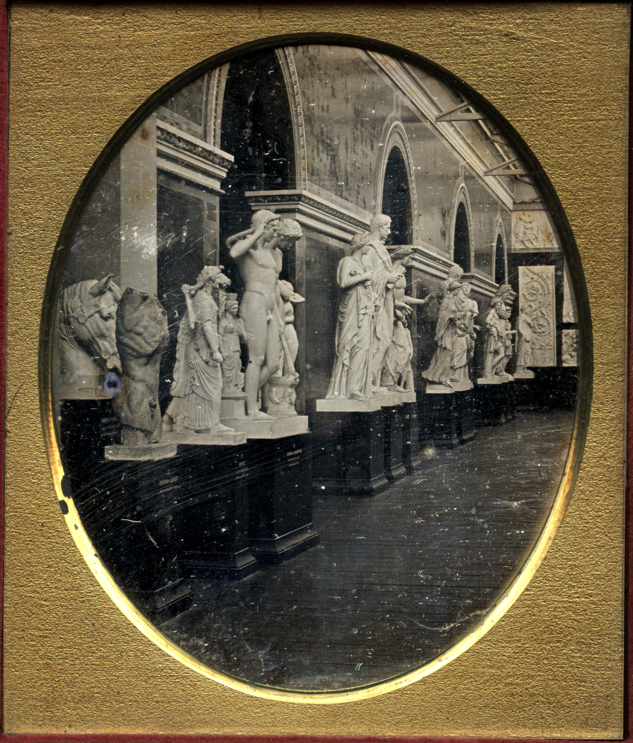 Anonymous, England - View Down a Frescoed Arcade with Antique Sculpture, the London Crystal Palace, Sydenham Anonymous, England - View Down a Frescoed Arcade with Antique Sculpture, the London Crystal Palace, Sydenham