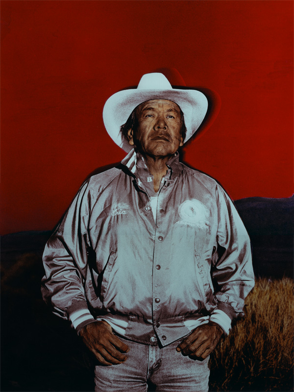 “Red Sky (Portrait of Ed), New Mexico"