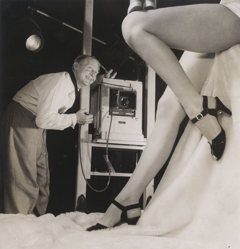 Ralph Crane - Photographer Whitey Schafer and Model, Hollywood Ralph Crane - Photographer Whitey Schafer and Model, Hollywood