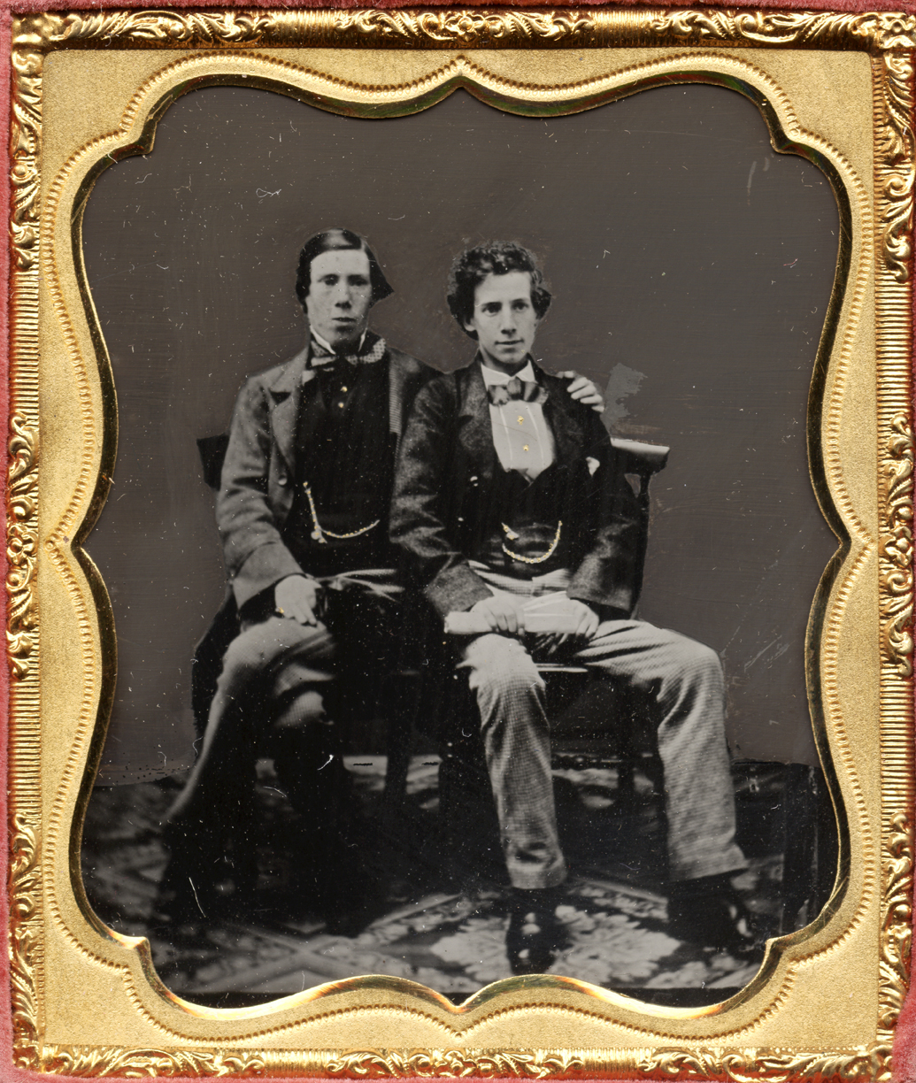 Anonymous, American - Portrait of Two Men Seated Next to One Another Anonymous, American - Portrait of Two Men Seated Next to One Another