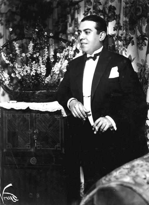 Spanish Composer Jose Padilla at the Moulin Rouge, Paris