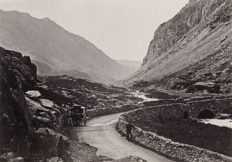 J. Valentine - Photographer and Wagon on a Country Road, Scotland J. Valentine - Photographer and Wagon on a Country Road, Scotland