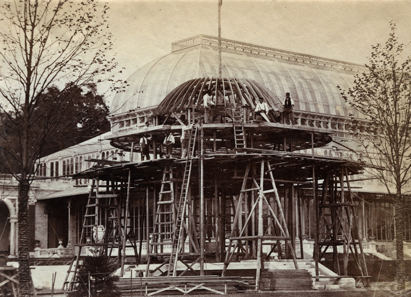 Anonymous - Construction of Captain Fowke's Great Conservatory, 1862 International Exhibition at South Kensington Anonymous - Construction of Captain Fowke's Great Conservatory, 1862 International Exhibition at South Kensington