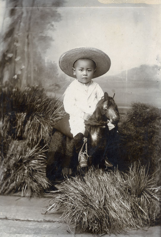 K. Yoshida - Young Boy on Hobby Horse