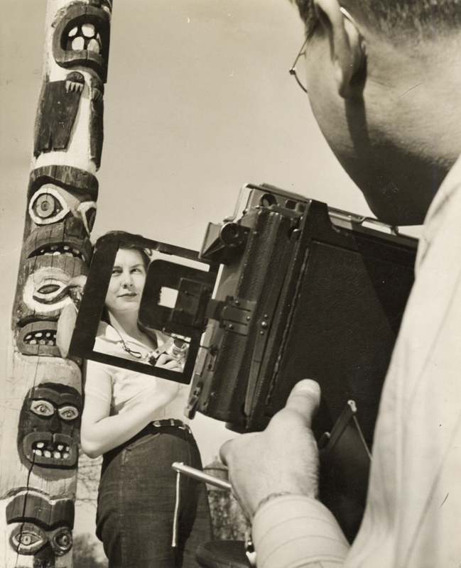 John Whiting - Gordon Coster Photographing Marie Hanson, a Photographer for Life Magazine