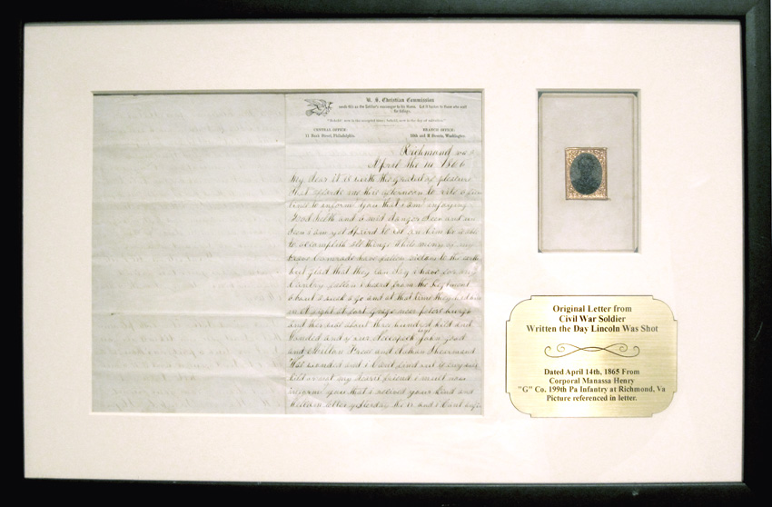 Anonymous, American - Photograph of a Civil War Soldier Enclosed with Personal Letter Anonymous, American - Photograph of a Civil War Soldier Enclosed with Personal Letter