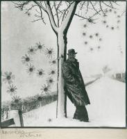 Angus McBean - Christmas Card 1960 - Self Portrait with Tree