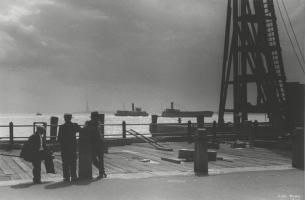 Ilse Bing - New York Battery with the Statue of Liberty