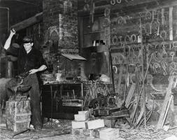 Arthur Rothstein - Blacksmith, Lowell, Vermont