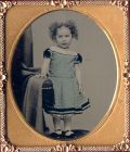 G. Brown - Portrait of Girl with Curls in Fancy Dress