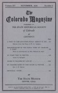 State Historical and Natural History Society of Colorado - The Colorado Magazine, with Contributions by W. H. Jackson