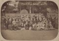 Anonymous - A Group of Visitors Posed in Front of Madame Tussaud's Museum, Baker Street, London