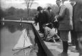 George Grantham Bain - Launching a Toy Yacht in Central Park, New York City