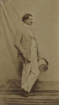 Charles Negre - Portrait of a Standing Man Holding a Top Hat, 21 Quai Bourbon, Paris