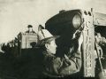 Max Penson - Kirgiz Man with Tractors, Uzbekistan