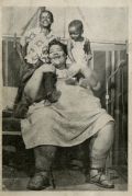 Anonymous - African American Carnival Portrait of a "Fat Lady" and Two Boys