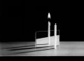 Berenice Abbott - "Scientific Photograph - 2 Candles"