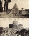 Giacchino Altobelli - Hadrians Tomb and Pyrimyd,  Rome, Italy