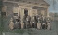 Anonymous - Group Portrait in front of House, New England