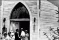 Ben Shahn - Leaving Church: "Sunday Morning in Linworth, Ohio"