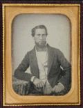 W. L. Germon - Portrait of Man with a Beard in Checkered Vest