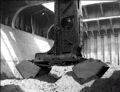 Anonymous - A Hulett Unloader Shown Removing Iron Ore From the Hold of A Steamer at U.S. Steel's Gary Works, Gary, Indiana