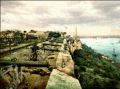 W.H. Jackson (attributed to) - "Canons on Rampart Overlooking Harbor" and "La Forlaleza, the Oldest Building in Havana", Cuba