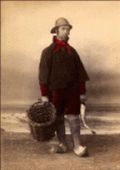 A. Jager (publisher) - Fisherman and Woman With Basket, From A Series,�Costumes of the Low Countries�