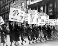Wide World Photos - Women Protest Against Use of Japanese Goods, NYC