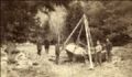 H. F. Preston - Two Photographs of Early Road Building, Massachusetts
