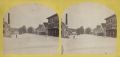 A.A. Baldwin - Snow Covered Street, Cavendish Falls, Cavendish, VT (Photographer's Studio on Right)