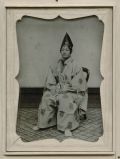 Anonymous (Japanese) - Full-Length Portrait of Man in Shinto Costume With Pointed Hat