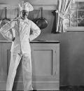 Grancel Fitz - Advertisement with Chef in Kitchen